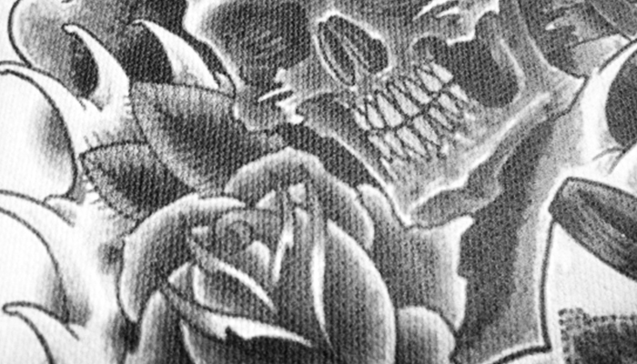 Plaesure & Pain Druck auf Leinwand